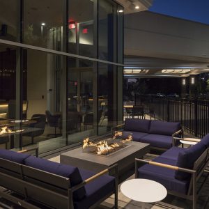 Matadora Restaurant - Outdoor Seating with Firepit